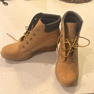 Timberland wedge boots